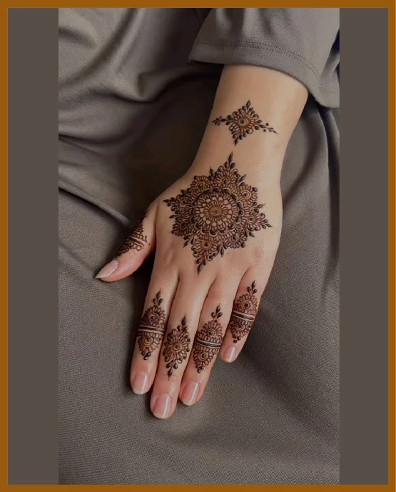 Diamond Netting Design For Simple Back Hand Mehndi Diamond Netting Design For Simple Back Hand Mehndi